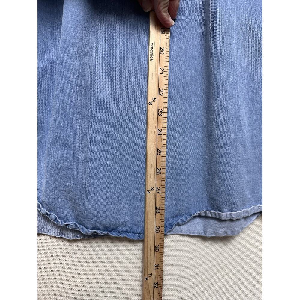 Soft Surroundings Shirt Top Womens Sz S Tencel Lyocell Button Up Long Sleeve - Picture 11 of 16